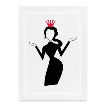 Mannequin - Affiche encadrée (27 × 37 cm) - blanc - Devant