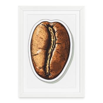 Coffee - Framed poster (27 × 37 cm) - white - Front