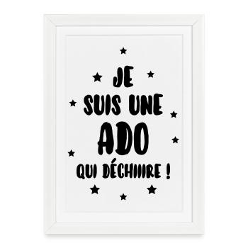Ado - Adolescent - Adolescente - Famille - Jeune - Framed poster (27 × 37 cm) - white - Front