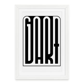 GOOD DARTS two in_ ins - Framed poster (27 × 37 cm) - white - Front