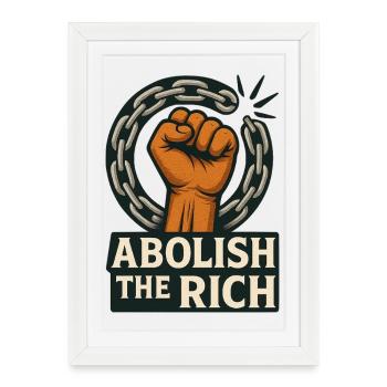 Lutte contre les inégalités - Affiche encadrée (27 × 37 cm) - blanc - Devant