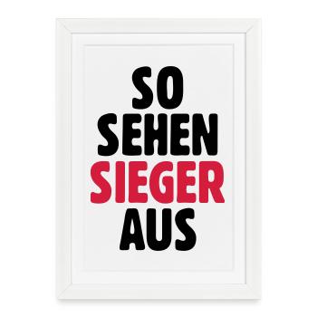 What winners look like - Framed poster (27 × 37 cm) - white - Front