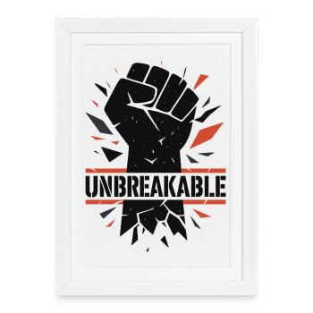 Une puissance indéfectible - Affiche encadrée (27 × 37 cm) - blanc - Devant