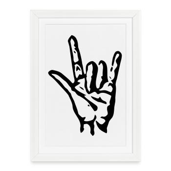 Cool - Framed poster (27 × 37 cm) - white - Front