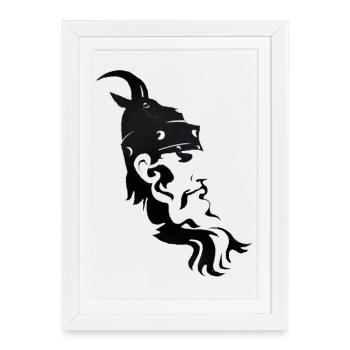 Gjergj Kastrioti - Affiche encadrée (27 × 37 cm) - blanc - Devant