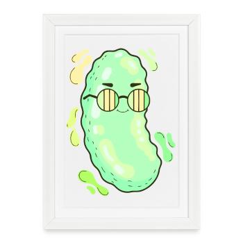Chic Pickle Sunglasses - Framed poster (27 × 37 cm) - white - Front