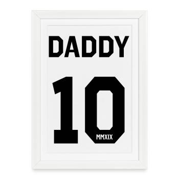 Papa 2019 - Affiche encadrée (27 × 37 cm) - blanc - Devant