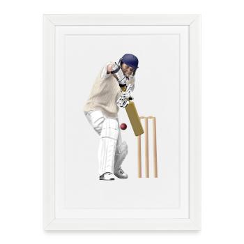 cricket - Affiche encadrée (27 × 37 cm) - blanc - Devant