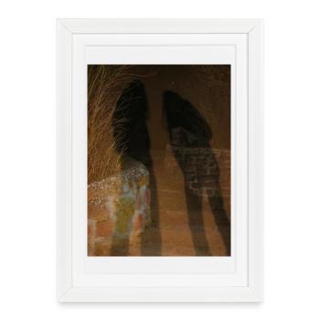 Together on ancient steps - Framed poster (27 × 37 cm) - white - Front