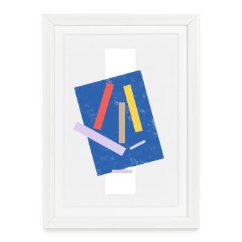 Artist's face - Framed poster (27 × 37 cm) - white - Front
