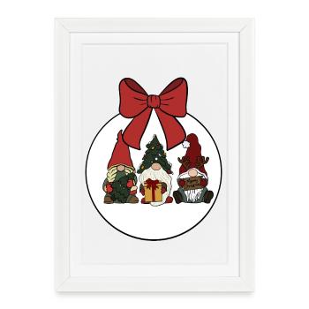 Brownie - Affiche encadrée (27 × 37 cm) - blanc - Devant