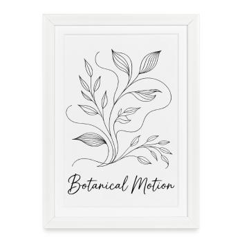 Mouvement botanique – Mouvement de la nature - Affiche encadrée (27 × 37 cm) - blanc - Devant