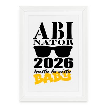 ABInator 2026 - Framed poster (27 × 37 cm) - white - Front