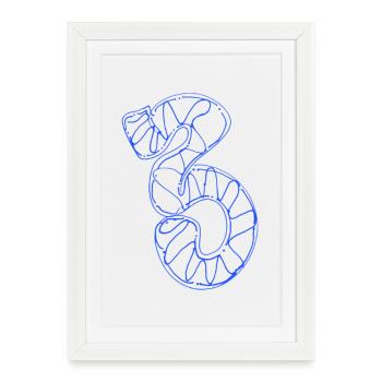 Favorite number 3 - Framed poster (27 × 37 cm) - white - Front