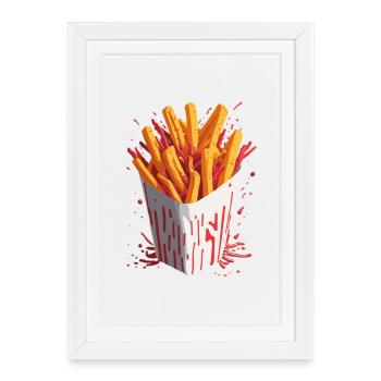 Explosive Chips - Framed poster (27 × 37 cm) - white - Front