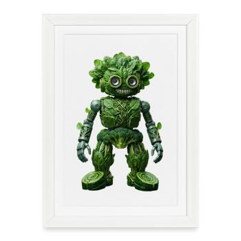 Verdant Automaton Avatar - Framed poster (27 × 37 cm) - white - Front