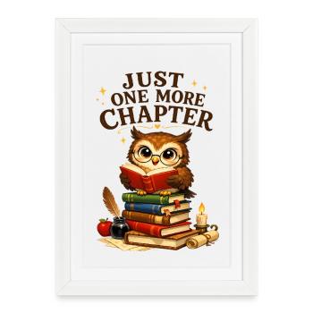 One more chapter - Framed poster (27 × 37 cm) - white - Front