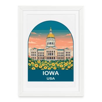 CTY02014 - Affiche encadrée (27 × 37 cm) - blanc - Devant