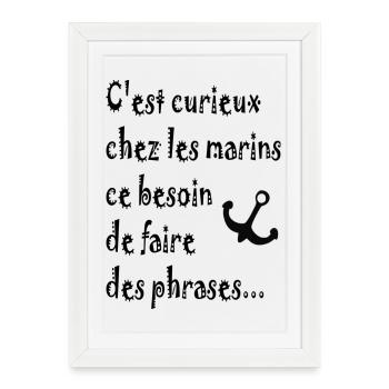 cita14 - Framed poster (27 × 37 cm) - white - Front
