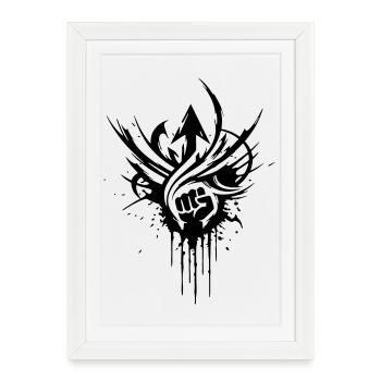 NoxstyllT3 - Framed poster (27 × 37 cm) - white - Front