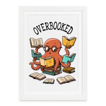 Surbooké - Affiche encadrée (27 × 37 cm) - blanc - Devant