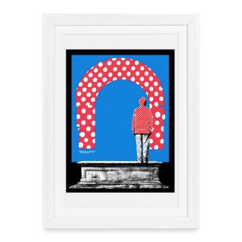 Reality - Framed poster (27 × 37 cm) - white - Front