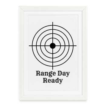 Abstract geometry pattern on shirt - Framed poster (27 × 37 cm) - white - Front