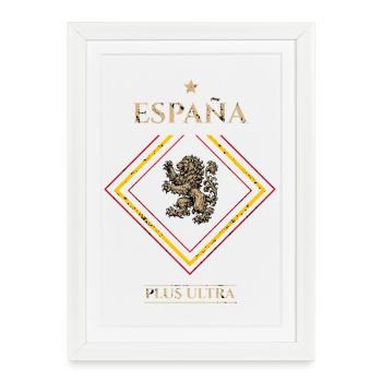 Espagne  vintage-Plus loin - Affiche encadrée (27 × 37 cm) - blanc - Devant