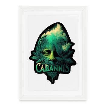 Cabannis - Affiche encadrée (27 × 37 cm) - blanc - Devant