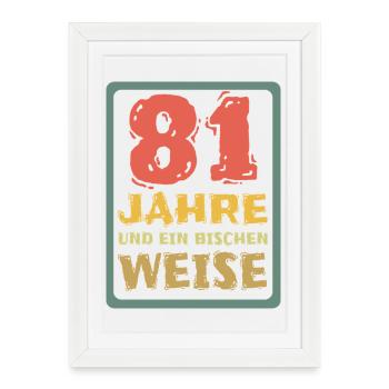 Proverbe 81 - Affiche encadrée (27 × 37 cm) - blanc - Devant