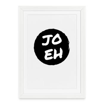 Ouais, ouais, je ne le ferai certainement pas de toute façon ;-) - Affiche encadrée (27 × 37 cm) - blanc - Devant