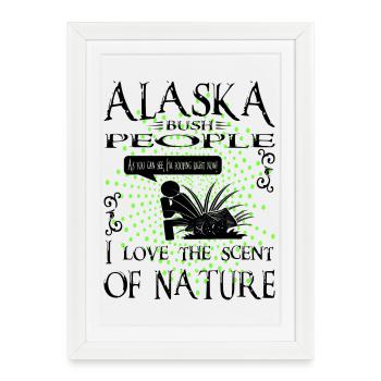 Les gens drôles d’Alaska Busch - Affiche encadrée (27 × 37 cm) - blanc - Devant
