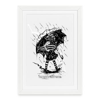 schools out for war - Framed poster (27 × 37 cm) - white - Front