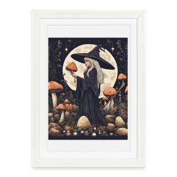 MinervaShop - Framed poster (27 × 37 cm) - white - Front