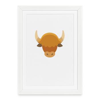 Bergyak - Affiche encadrée (27 × 37 cm) - blanc - Devant