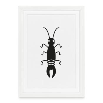 Curious and Unique Earworm - Framed poster (27 × 37 cm) - white - Front