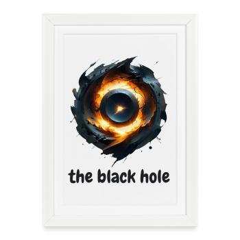 The Black Hole - Affiche encadrée (27 × 37 cm) - blanc - Devant
