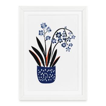 Cute Plant Design - Framed poster (27 × 37 cm) - white - Front