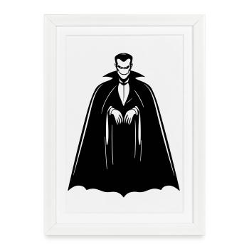 Dracula - Framed poster (27 × 37 cm) - white - Front