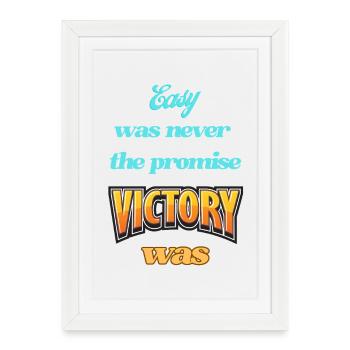 Inspirer une pression motivationnelle - Affiche encadrée (27 × 37 cm) - blanc - Devant