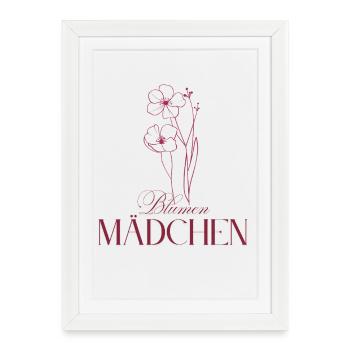 Demoiselle d’honneur - Affiche encadrée (27 × 37 cm) - blanc - Devant