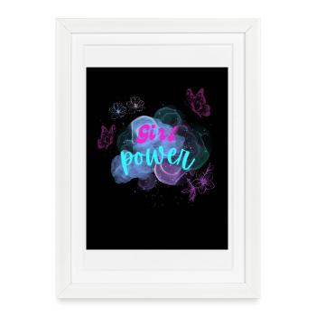 SHE✨ - Framed poster (27 × 37 cm) - white - Front