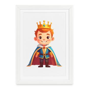 Noble Prince - Framed poster (27 × 37 cm) - white - Front