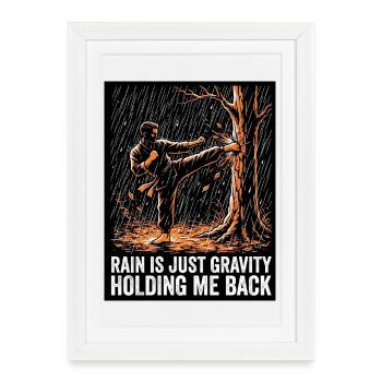 Martial Arts Saying - Framed poster (27 × 37 cm) - white - Front