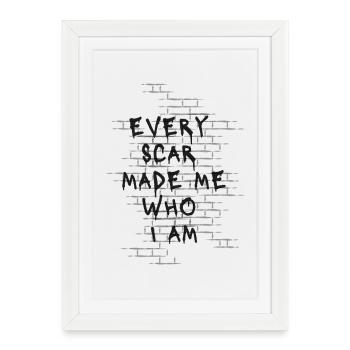 Strong statement full of power and strength - Framed poster (27 × 37 cm) - white - Front