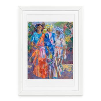 Per Stenius Painting - Framed poster (27 × 37 cm) - white - Front