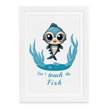 Poisson sucré - Affiche encadrée (27 × 37 cm) - blanc - Devant