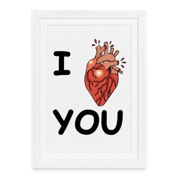 Bloodthirsty Love (Black) - Framed poster (27 × 37 cm) - white - Front
