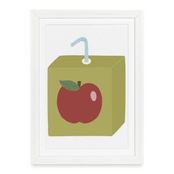 Apple Box Adventure Art - Framed poster (27 × 37 cm) - white - Front