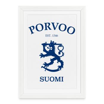 Porvoo Suomi, Finlande - Affiche encadrée (27 × 37 cm) - blanc - Devant
